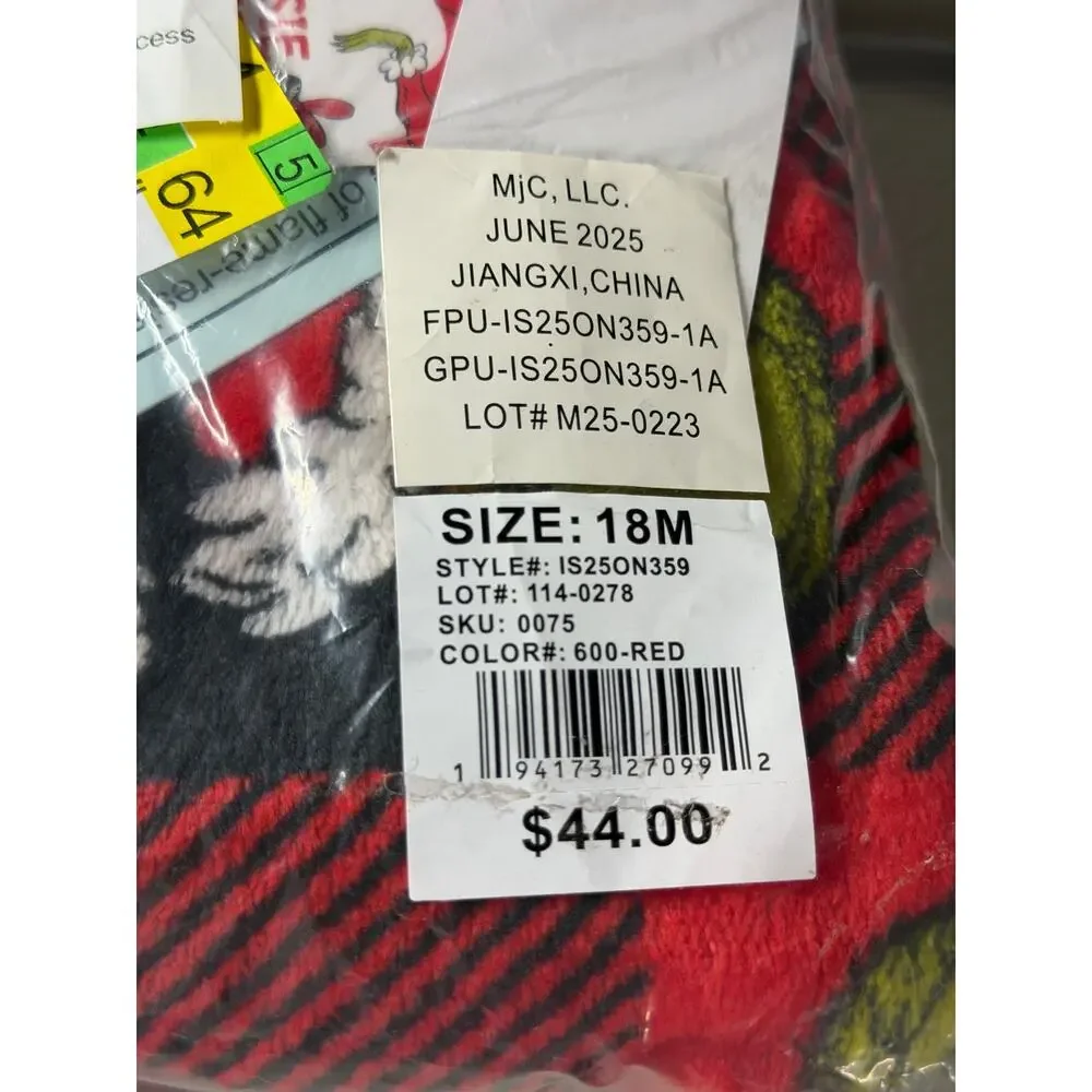 The Grinch new size